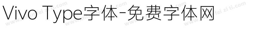 Vivo Type字体字体转换